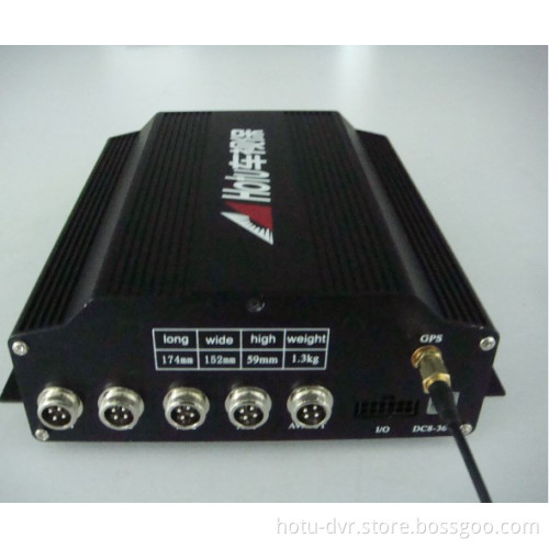 Car GPS Tracking HDD 4channel Car DVR (HT-6505) Anti-Shock